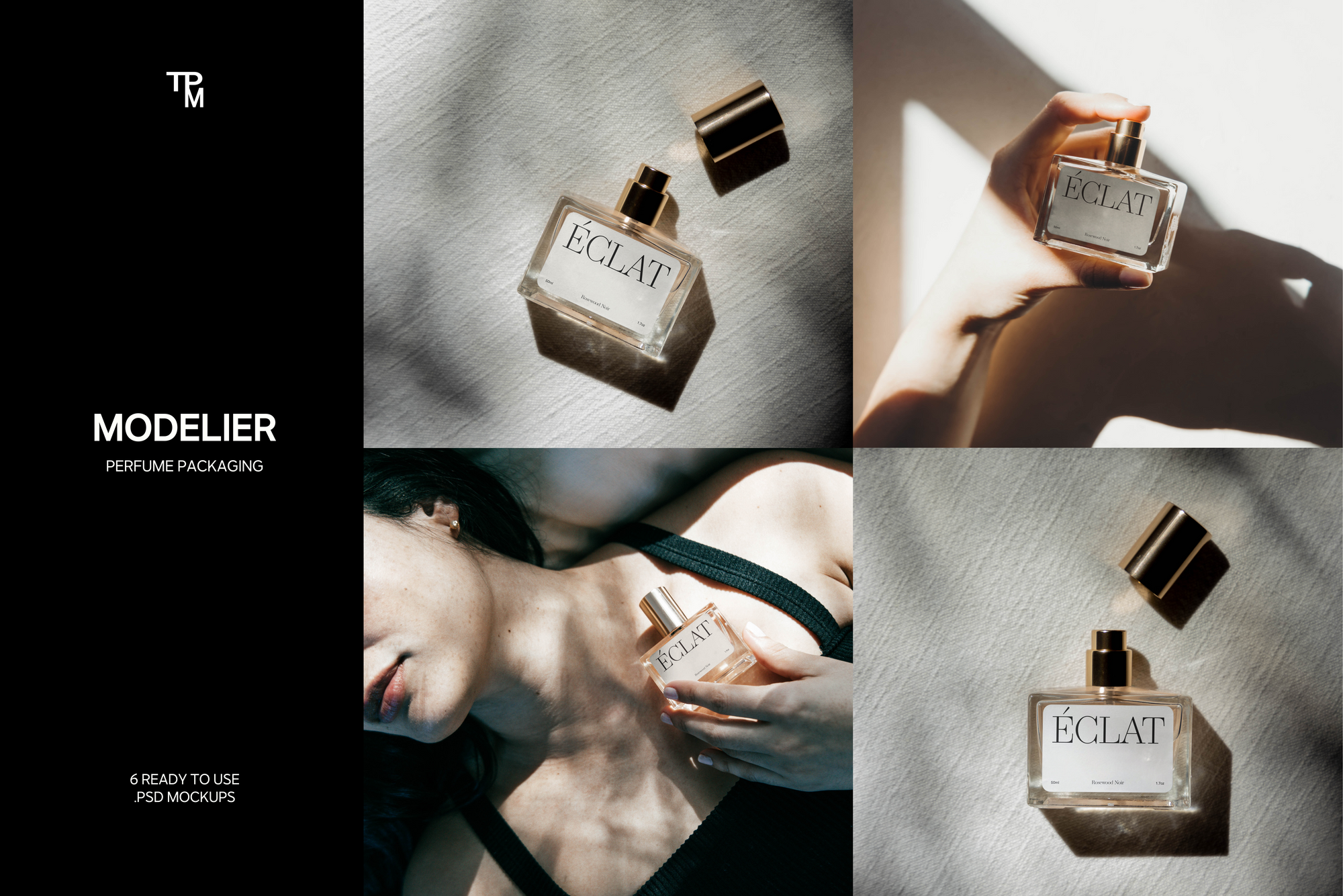 Modelier Perfume Mockup Bundle